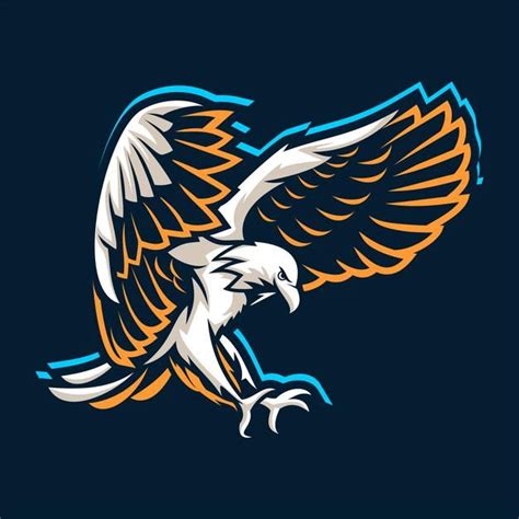 Premium Vector | Eagle logo | Burung rajawali, Ilustrasi 3d, Inspirasi ...