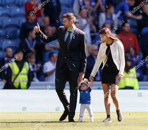 Kyle Lafferty Rangers Gives Thumbs Rangers Editorial Stock Photo ...