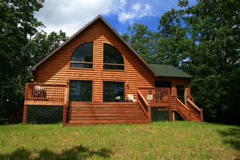 Log Chalet with screened in porch | Kintner Modular Homes