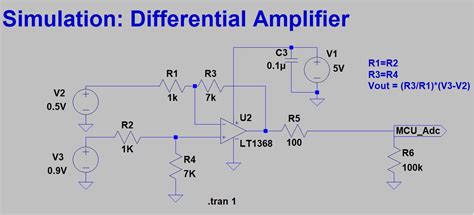 Op Amp Subtractor Circuit