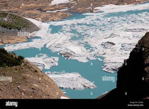 Grinnell Glacier in Glacier National Park, Montana Stock Photo - Alamy