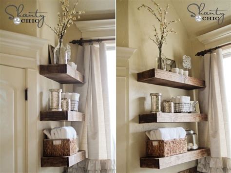 DIY Bathroom Shelves Offer Stylish Storage For Tight Spaces