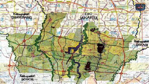 Map of Depok City (shaded are), Indonesia | Download Scientific Diagram