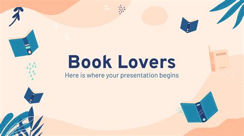 Book Lovers Google Slides theme & PowerPoint template