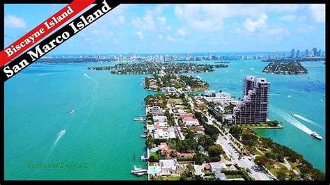 San Marco Island & Biscayne Island Miami by Drone | Island miami, Marco island, Biscayne