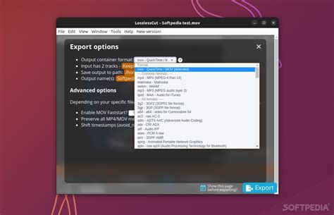 LosslessCut (Linux) - Download, Review, Screenshots