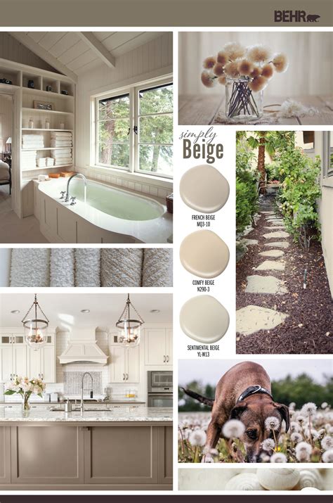 Simply Beige Color Palette | Colorfully BEHR