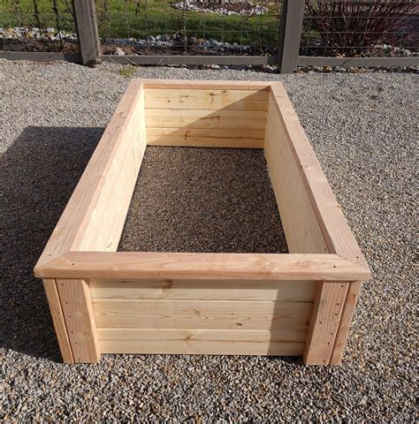 DIY Raised Bed Garden Box Plans Simple Strong Beautiful - Etsy | Garden box plans, Raised garden ...