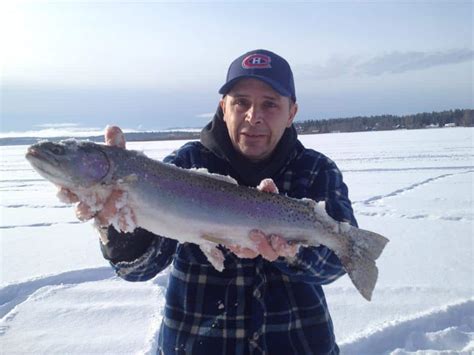 Ice Fishing Dragon Lake - Quesnel, BC