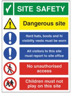 Construction Site Safety Signs - Pinacom Media Limited