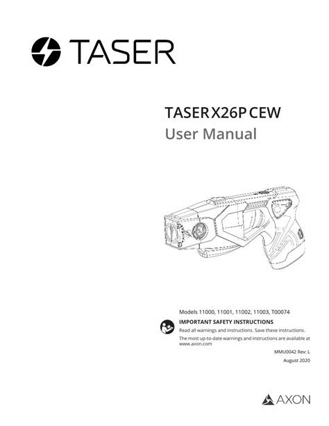 (PDF) TASER X26P CEW User Manual - DOKUMEN.TIPS