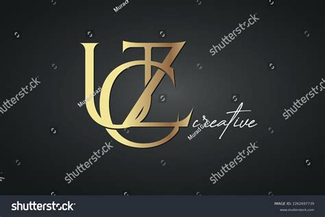 Luxury Letters Ucz Golden Logo Icon Stock Vector (Royalty Free) 2262697739 | Shutterstock