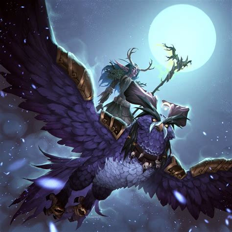 World of Warcraft on Twitter: "Harness the powers of nature Druid Class Mount by community ...