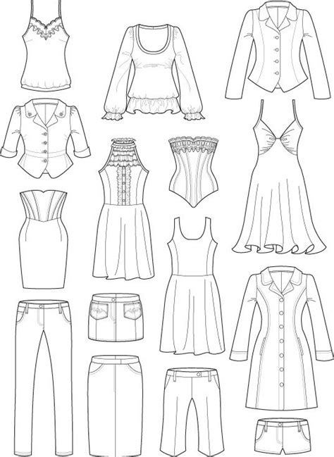 technical drawings | courtneytrowbridge | Fashion design sketches, Fashion design template ...