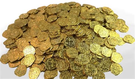 gold doubloons to cover the table they are metal replica coins so they will be a fun take away ...