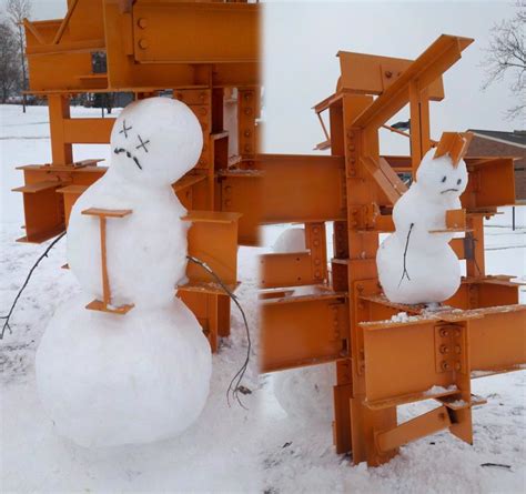 Calvin and Hobbes Snowmen IRL | The Mary Sue