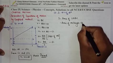 Divine Derive Second Equation Of Motion By Graphical Method Physics ...