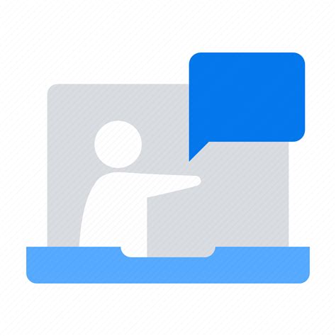 Lecturer, online lecture, presenation icon - Download on Iconfinder