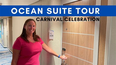 Carnival Celebration Ocean Suite Tour 14428 Full Walkthrough - YouTube