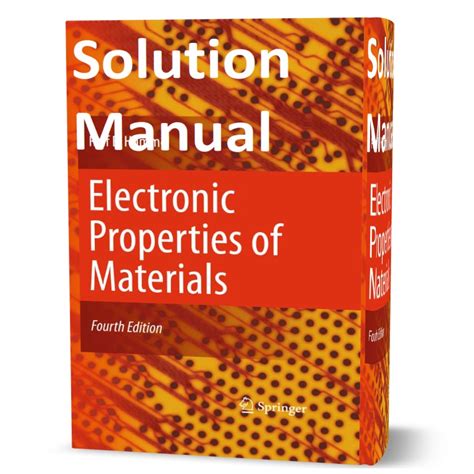 Electronic Properties of Materials 4th edition Hummel Solution Manual pdf | solutions