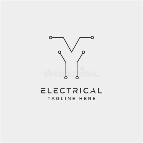 Connect or Electrical Y Logo Design Vector Icon Element Isolated Stock ...