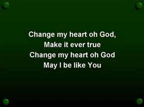 Change My Heart oh God (worship video w/ lyrics) Chords - Chordify