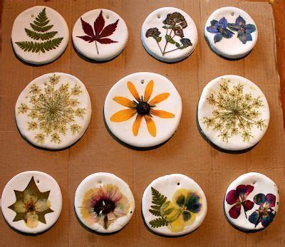 Christmas Salt Dough (191 photos) | Flower ornaments, Nature crafts, Pressed flowers