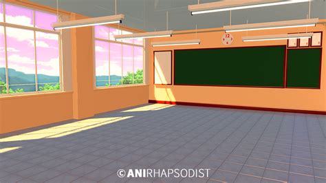 Morning Empty Classroom Without Curtains by anirhapsodist on DeviantArt