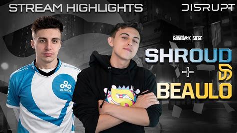 Beaulo teaches Shroud how to play Rainbow Six Siege with Macie Jay - YouTube