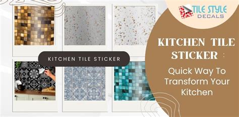 kitchen tiles stickers – Tile Style Decals