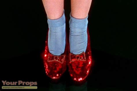 The Wizard of Oz Dorothy's Ruby Slippers replica movie prop