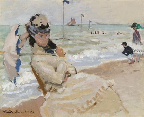 Monet woman painting | Free public domain illustration