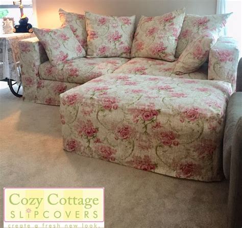 Cozy Cottage Slipcovers: Romantic Rose Slipcover | Slipcovers, Cozy ...