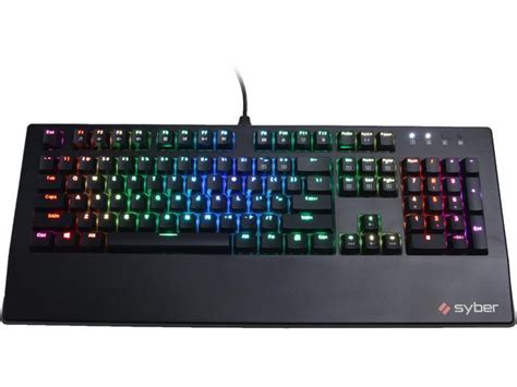 CyberPowerPC Syber SK100 RGB Mechanical Gaming Keyboard - Newegg.com