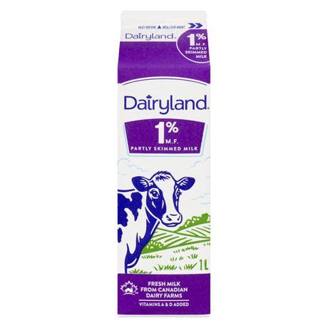 Dairyland 1% Milk Carton, 1 L | Walmart.ca