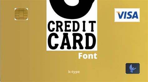 Credit Card Font - All Free Fonts