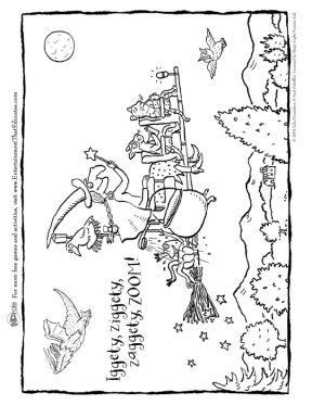 Room on the Broom | Room on the broom, Coloring pages for kids ...