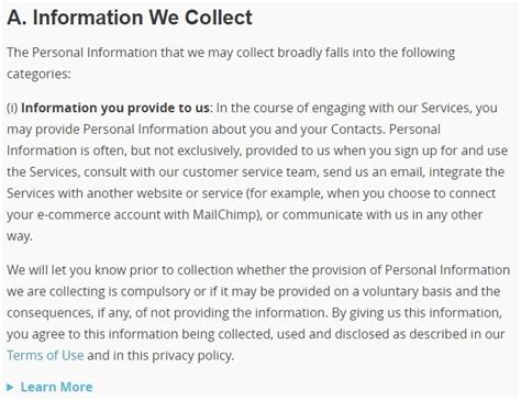 Sample Privacy Policy Template - Free Privacy Policy