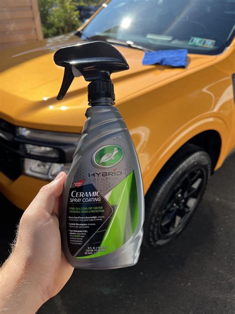 Turtle Wax Ceramic Spray Coating- pretty impressive | MaverickTruckClub - 2022+ Ford Maverick ...