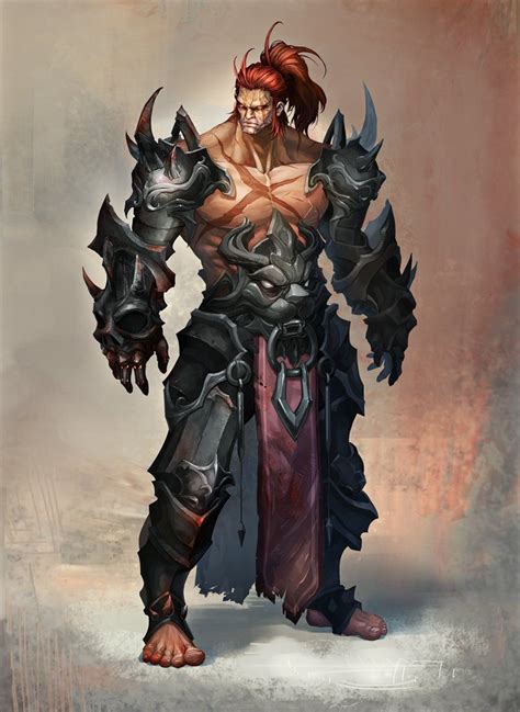 Berserker, _ understroke on ArtStation at https://www.artstation.com ...