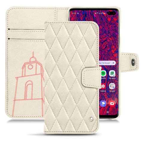 Samsung Galaxy S10+ leather case