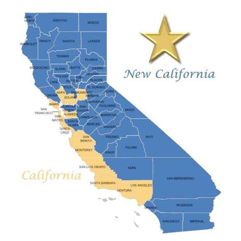 Ruralness and Borders of New California State