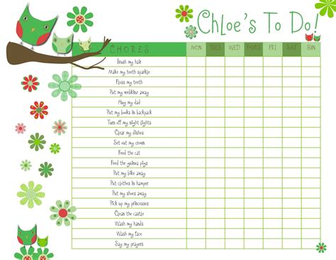 Printable Reward Charts for Kids | Activity Shelter