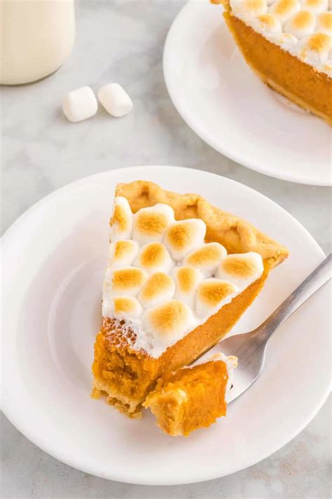 Sweet Potato Pie with Marshmallows - THIS IS NOT DIET FOOD