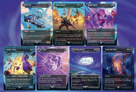 Fortnite X Magic the Gathering cards have been revealed! Both sets ...