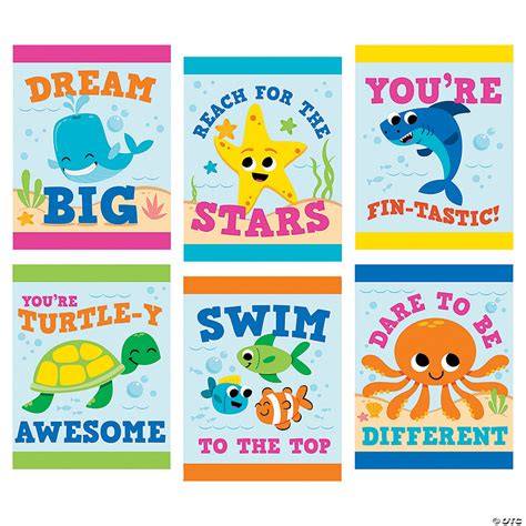 Under the Sea Posters - 6 Pc. | Oriental Trading