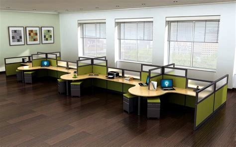 12 Person Modular Cubicle Desk System - Madison Liquidators