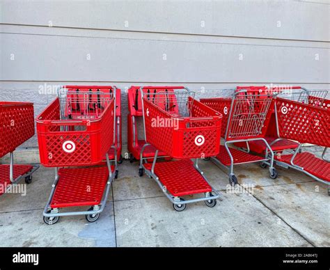 Target Shopping Carts Stock Photo - Alamy