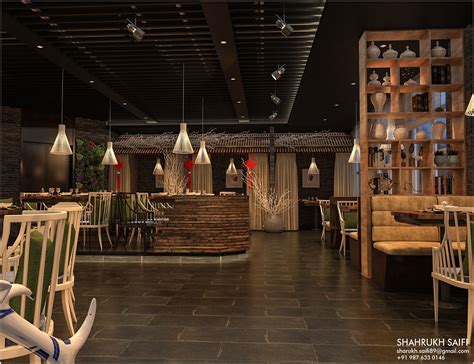 Restaurant Area Design on Behance