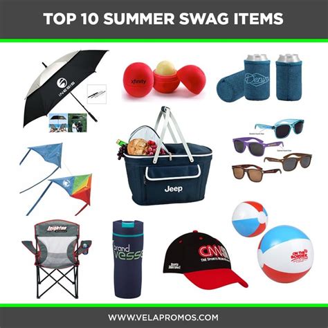 Top 10 Summer Promotional Products & Swag with Vela Promos ...